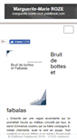 Mobile Screenshot of marguerite-marie-roze.publibook.com